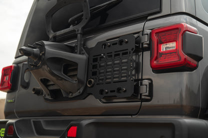 2018 2025 Jeep Wrangler JL Tailgate Reinforcement Molle Panel DV8 Offroad-10