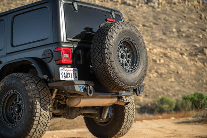 2018 2025 Jeep Wrangler JL, JLU Mto Series Bumper Spare Tire Swing Gate DV8 Offroad-8