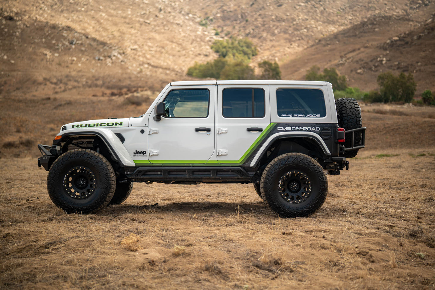 2018 2025 Jeep Wrangler JL Body Mounted Tire Carrier DV8 Offroad-13
