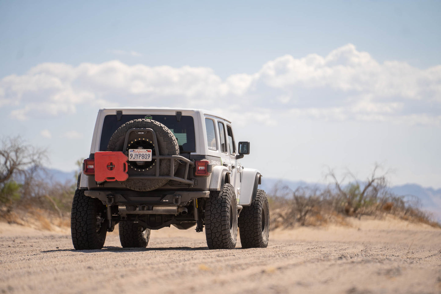 2018 2025 Jeep Wrangler JL Body Mounted Tire Carrier DV8 Offroad-9