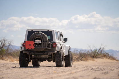 2018 2025 Jeep Wrangler JL Body Mounted Tire Carrier DV8 Offroad-9