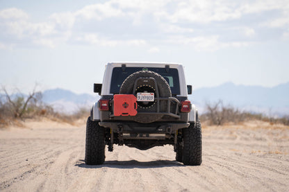 2018 2025 Jeep Wrangler JL Body Mounted Tire Carrier DV8 Offroad-10