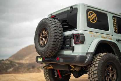 2018 2025 Jeep Wrangler JL Spare Tire Carrier DV8 Offroad-13