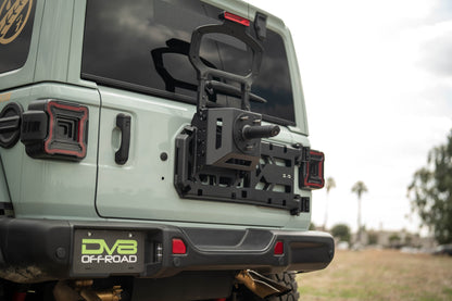 2018 2025 Jeep Wrangler JL Spare Tire Carrier DV8 Offroad-3