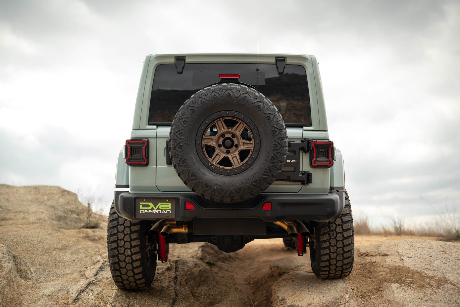 2018 2025 Jeep Wrangler JL Spare Tire Carrier DV8 Offroad-10