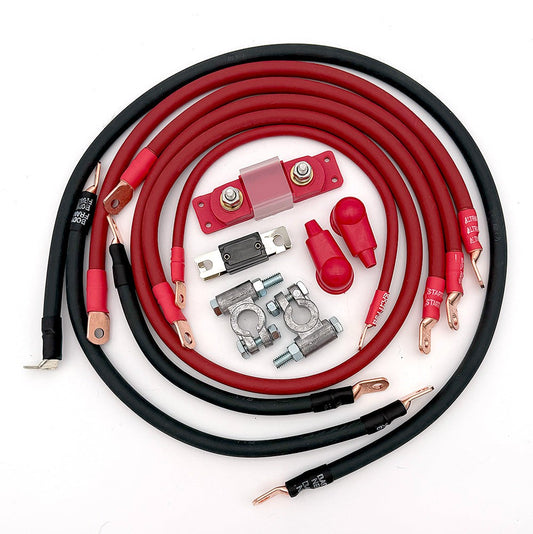 1993-1997 Toyota Land Cruiser Battery Cable Kit FZJ80 4.5 Liter 2 Gauge Battery Cable Big7Kits