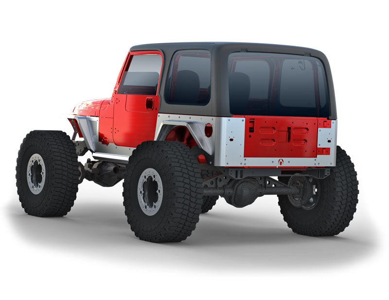 Jeep TJ Standard Steel Corner Armor 97-06 Wrangler TJ Artec Industries-2