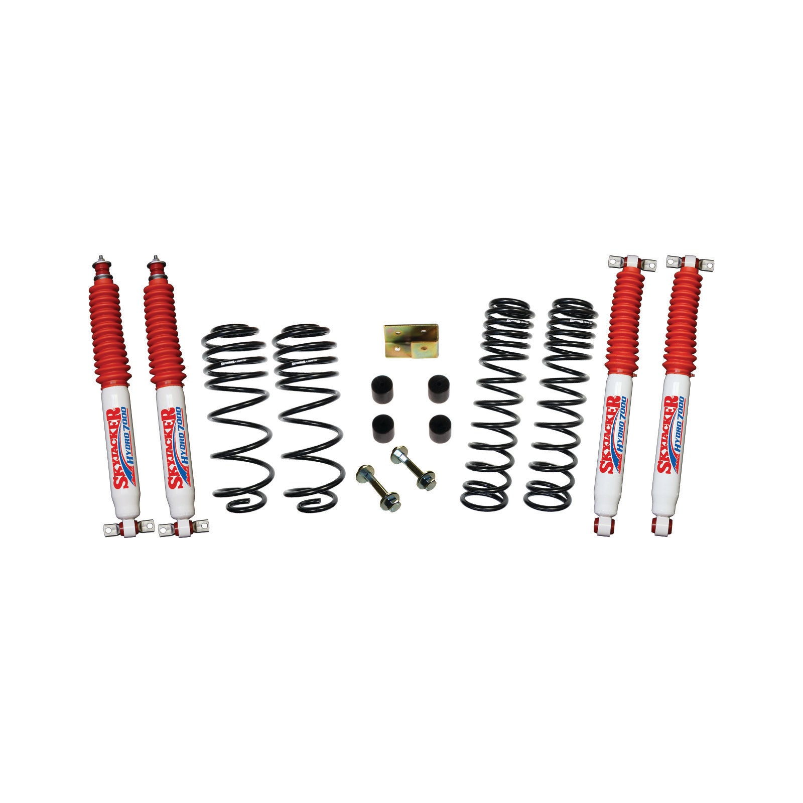 2.5 Inch Dual Rate Long Travel One Box Kit With Shocks TJ/LJ 1997-2006 Jeep Wrangler/Unlimited Skyjacker-2