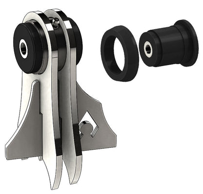 TJ Front Axle UCA Replacement - RockJock Johnny Joints (Both Sides) Artec Industries