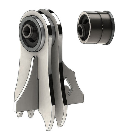 TJ Front Axle UCA Replacement - RockJock Johnny Joints (Both Sides) Artec Industries-1