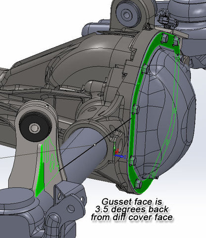 TJ Front Axle UCA Replacement - RockJock Johnny Joints (Both Sides) Artec Industries-4