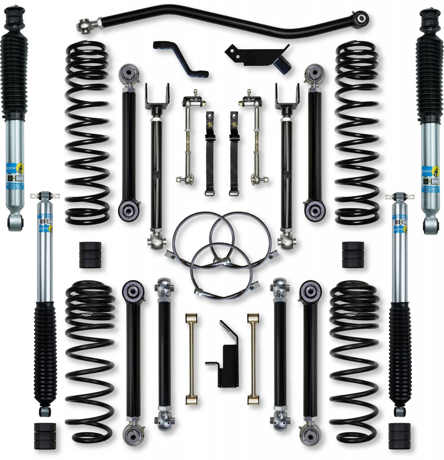 3.5 Inch X-Factor Short-Arm Suspension System For Jeep Wrangler TJ Rock Krawler