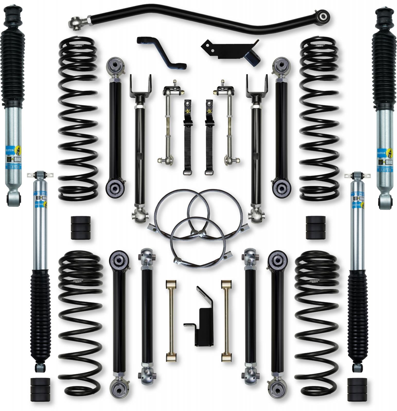 3.5 Inch X-Factor Short-Arm Suspension System For Jeep Wrangler TJ Rock Krawler