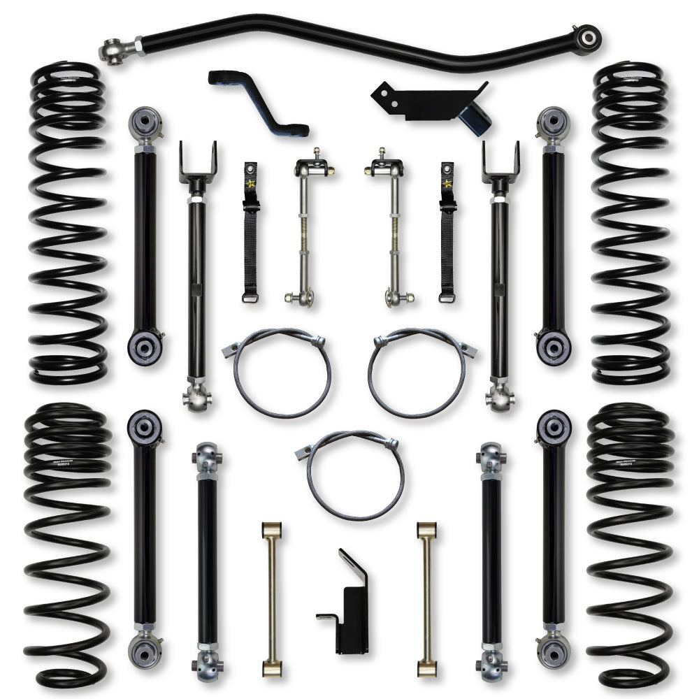 3.5 Inch X-Factor Short-Arm Suspension System For Jeep Wrangler TJ Rock Krawler-1