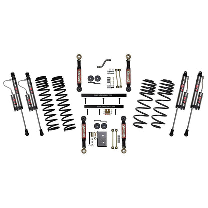 4 Inch Suspension Lift System With ADX 2.0 Remote Reservoir Shocks with Lower Flex Links 03-06 Jeep Wrangler TJ Skyjacker