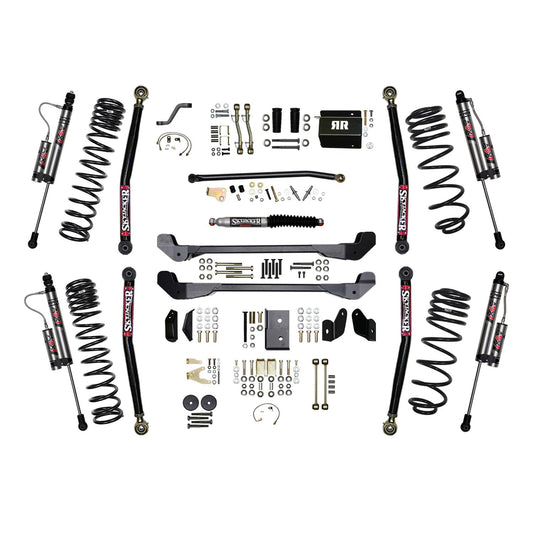 4 Inch Suspension Lift System With ADX 2.0 Remote Reservoir Shocks 97-06 Jeep Wrangler TJ Skyjacker