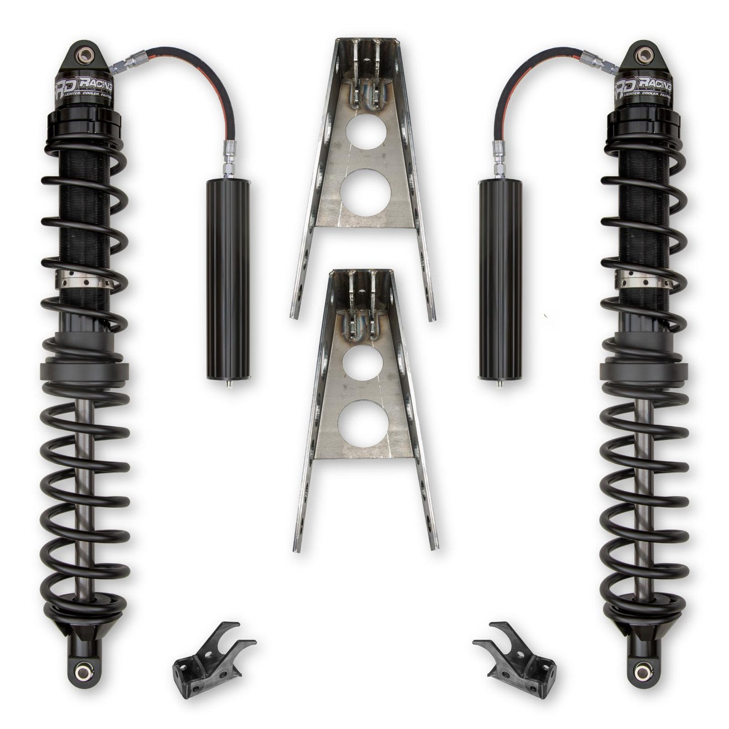 4.5 Inch RR Coilover Upgrade For Jeep Wrangler TJ/LJ Requires 65 Inch WMS or Greater Front Axles Rock Krawler-1