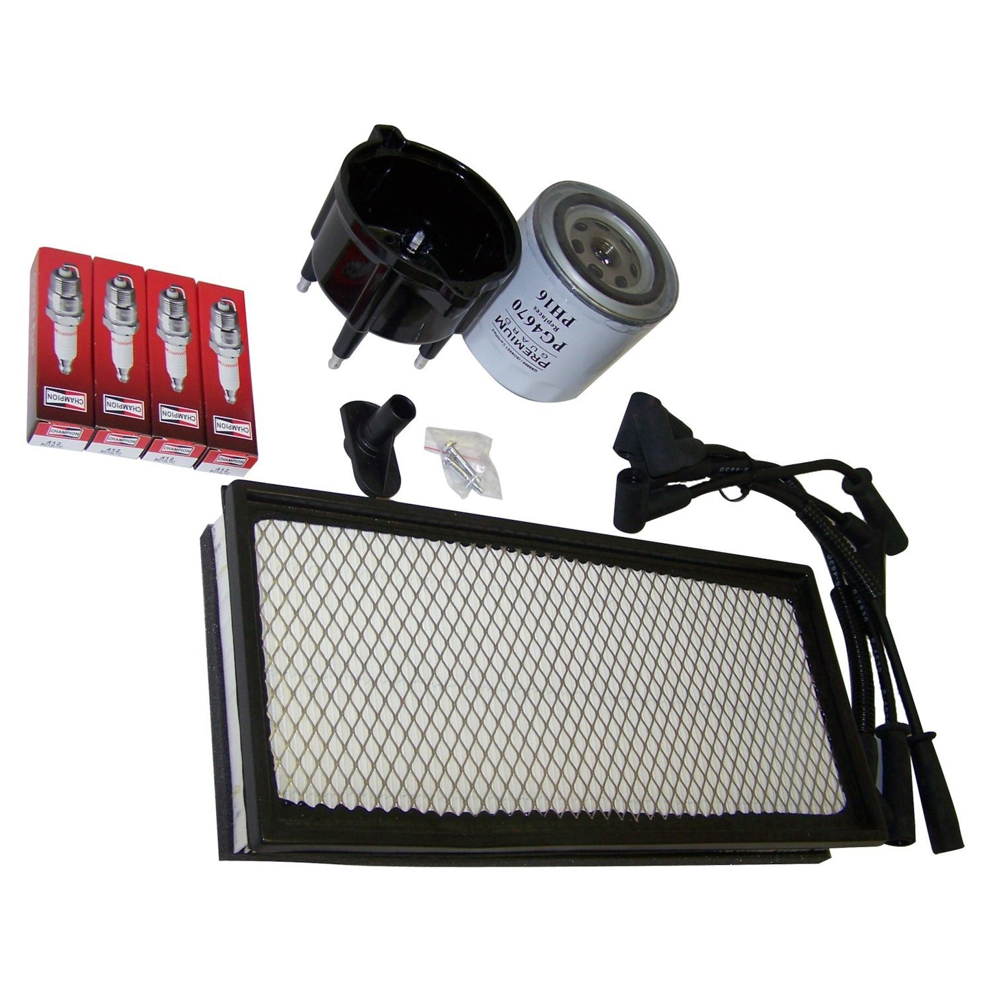 Tune Up Kit for 1997-1998 Jeep TJ Wrangler w/ 2.5L Engine Crown Automotive
