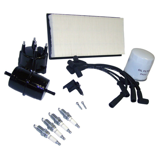 Tune Up Kit for 91-93 Jeep XJ, MJ w/ 2.5L Engine, w/ Standard Oil Filter Threads Crown Automotive