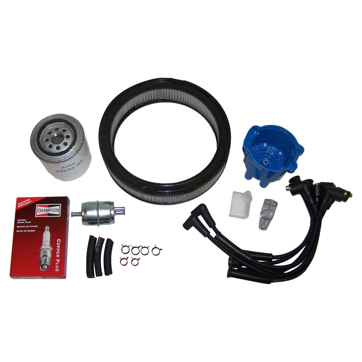 Tune Up Kit for 1980-1982 Jeep CJ-5, CJ-7, CJ-8 w/ 4.2L Engine Crown Automotive