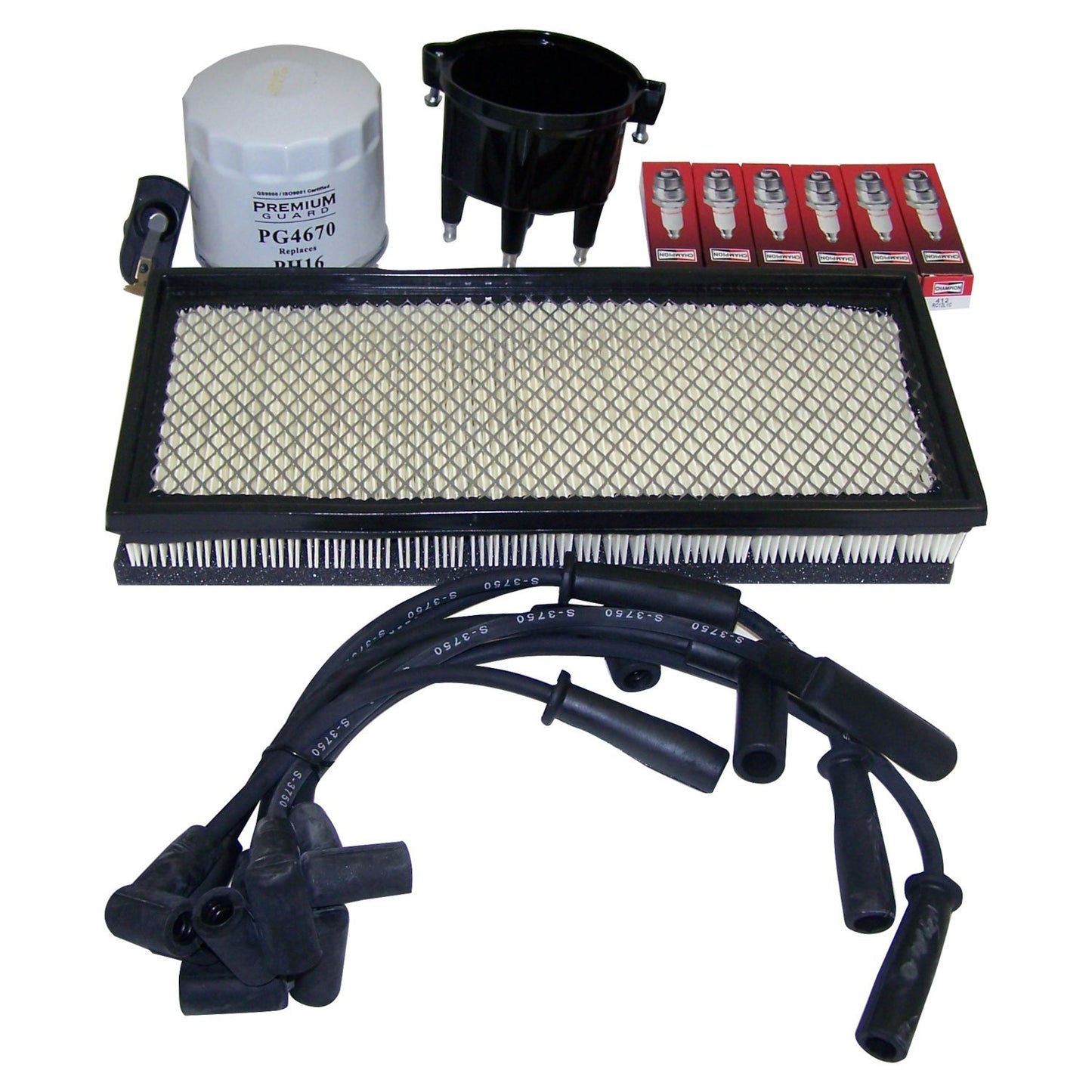 Tune Up Kit for 1997-1998 Jeep TJ Wrangler w/ 4.0L Engine Crown Automotive