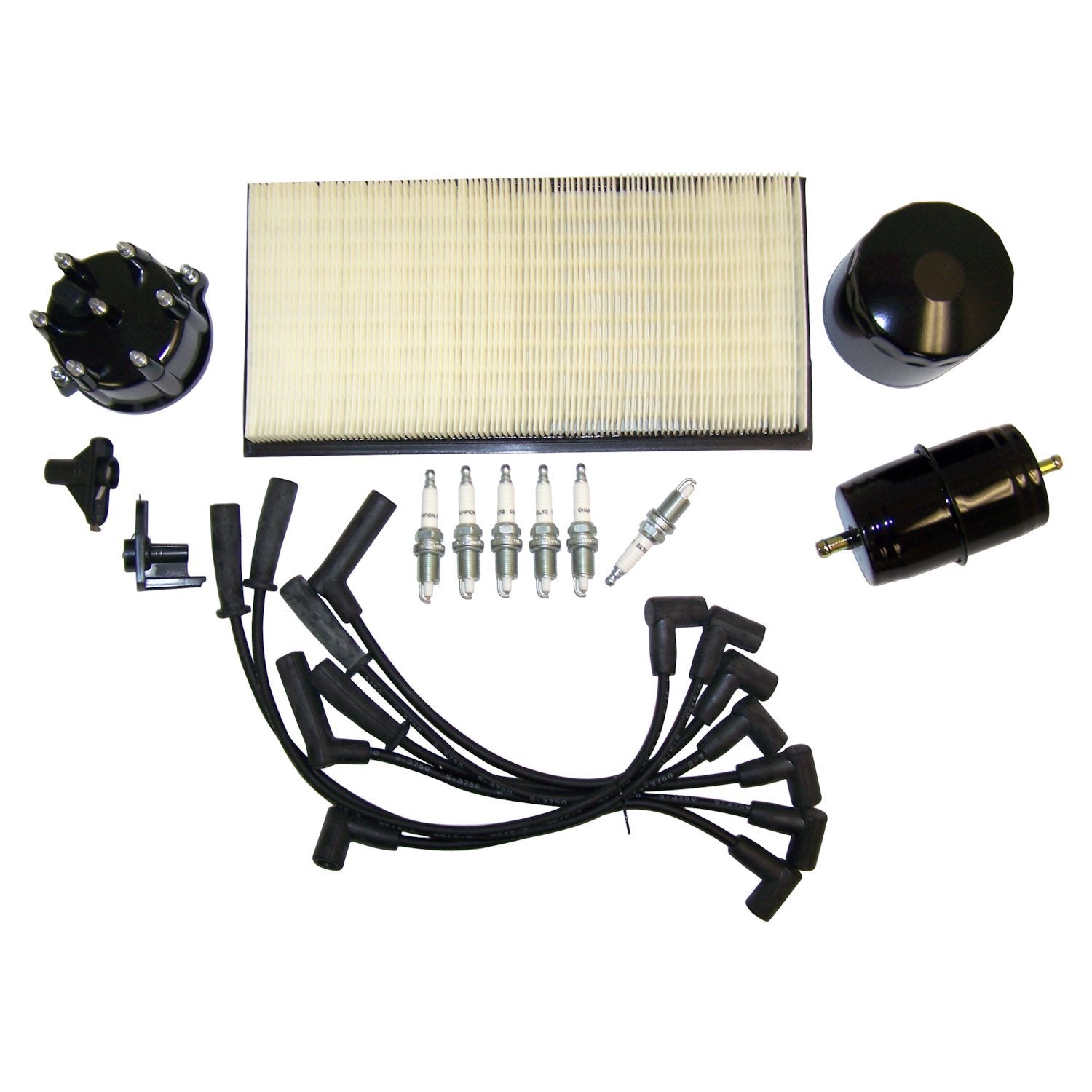 Tune Up Kit for 1994-1996 Jeep XJ Cherokee w/ 4.0L Engine Crown Automotive