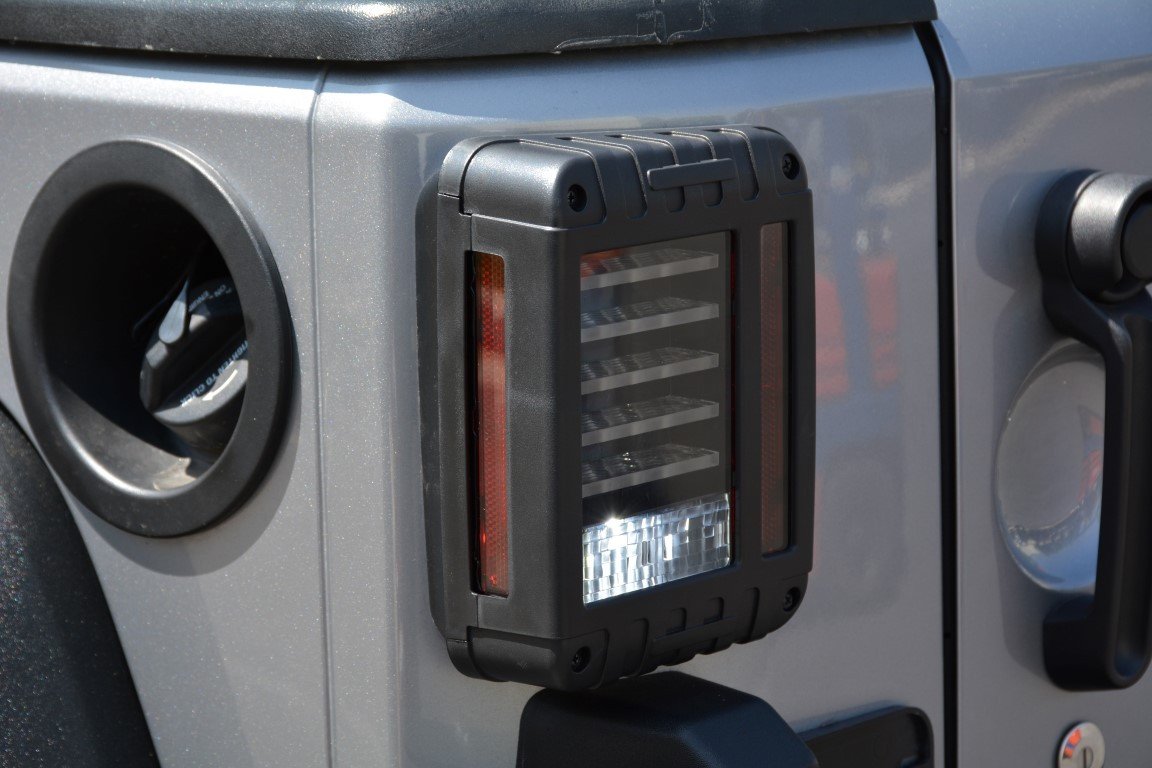 2007 2018 Jeep Wrangler JK JKU Led Tail Lights DV8 Offroad-5