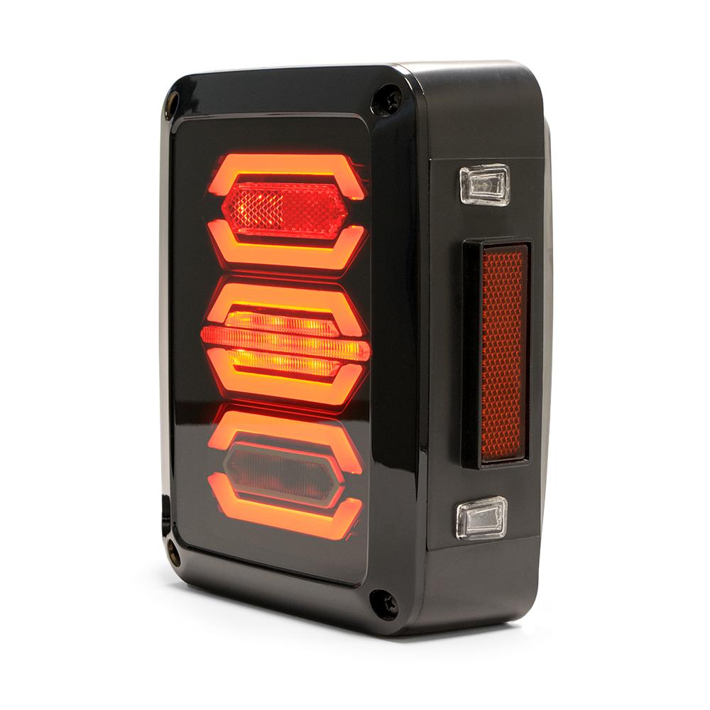 2007 2018 Jeep Wrangler JK JKU Led Tail Lights DV8 Offroad-6