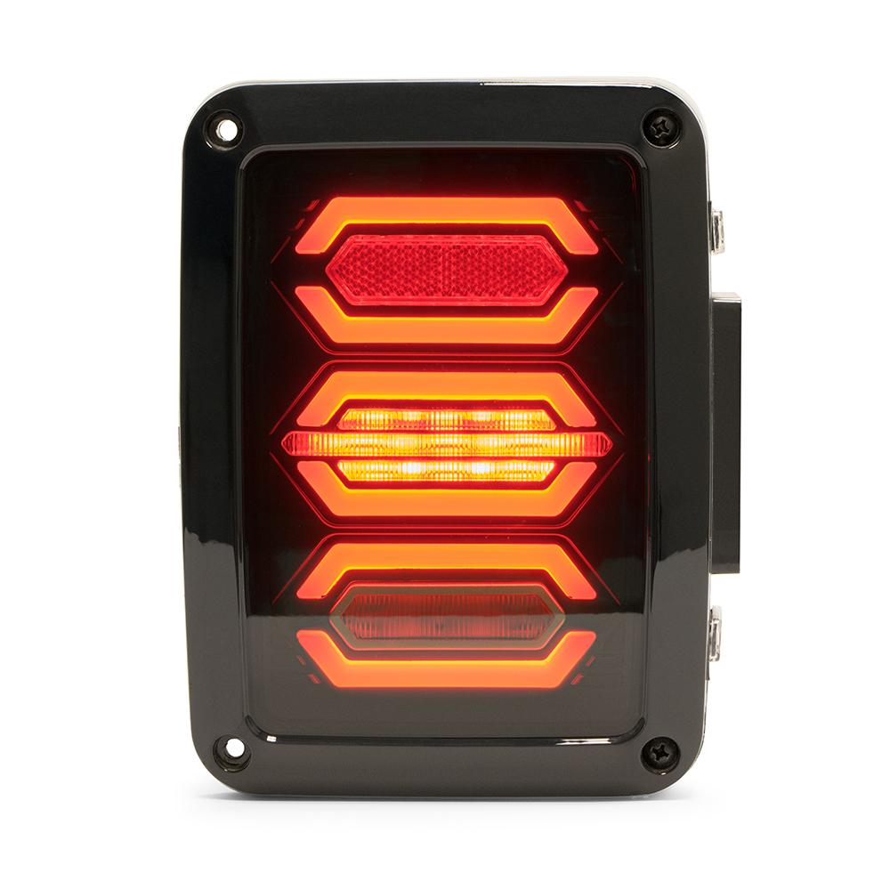 2007 2018 Jeep Wrangler JK JKU Led Tail Lights DV8 Offroad-8