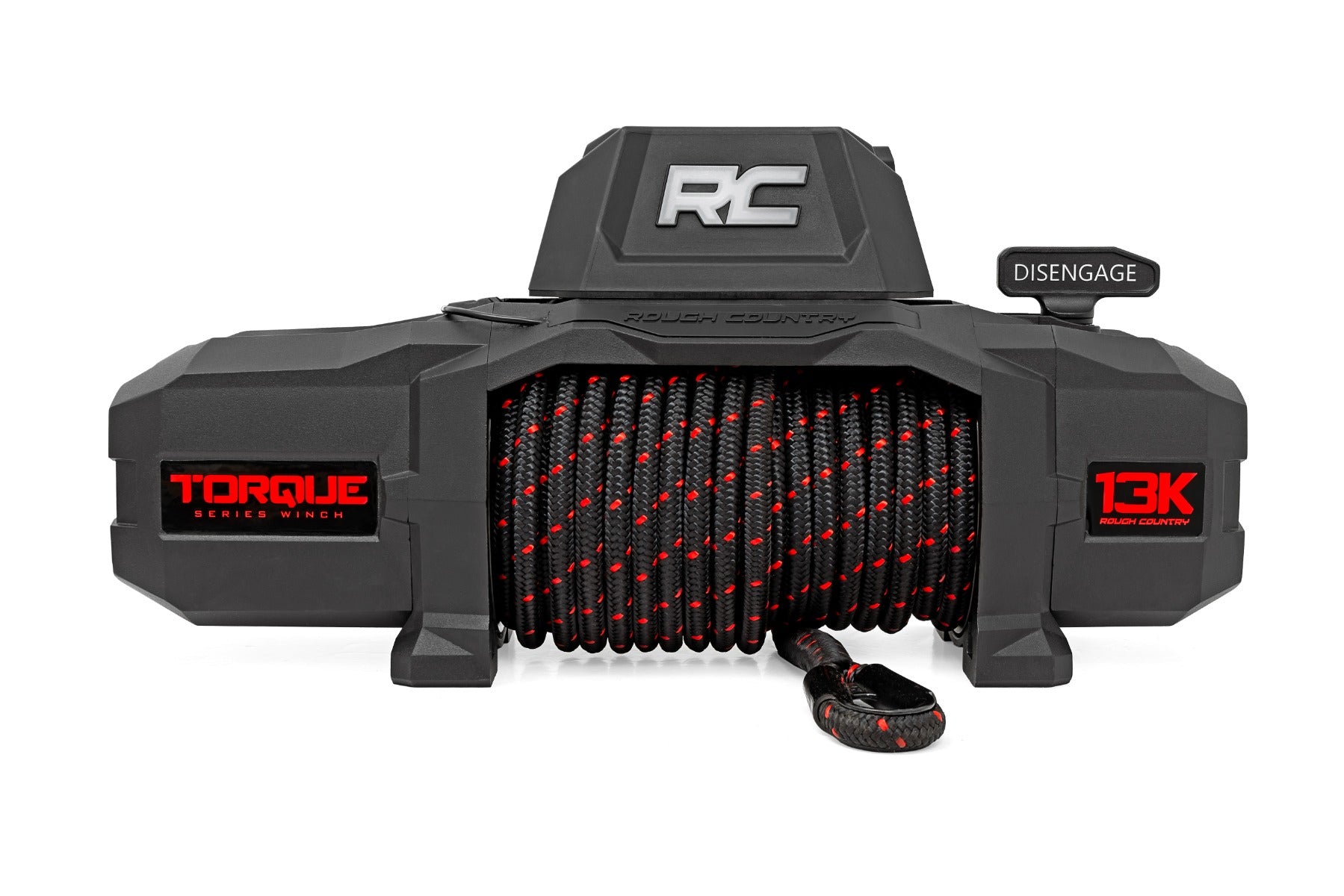 13000-Lb Pro Series Winch Synthetic Rope Rough Country-2