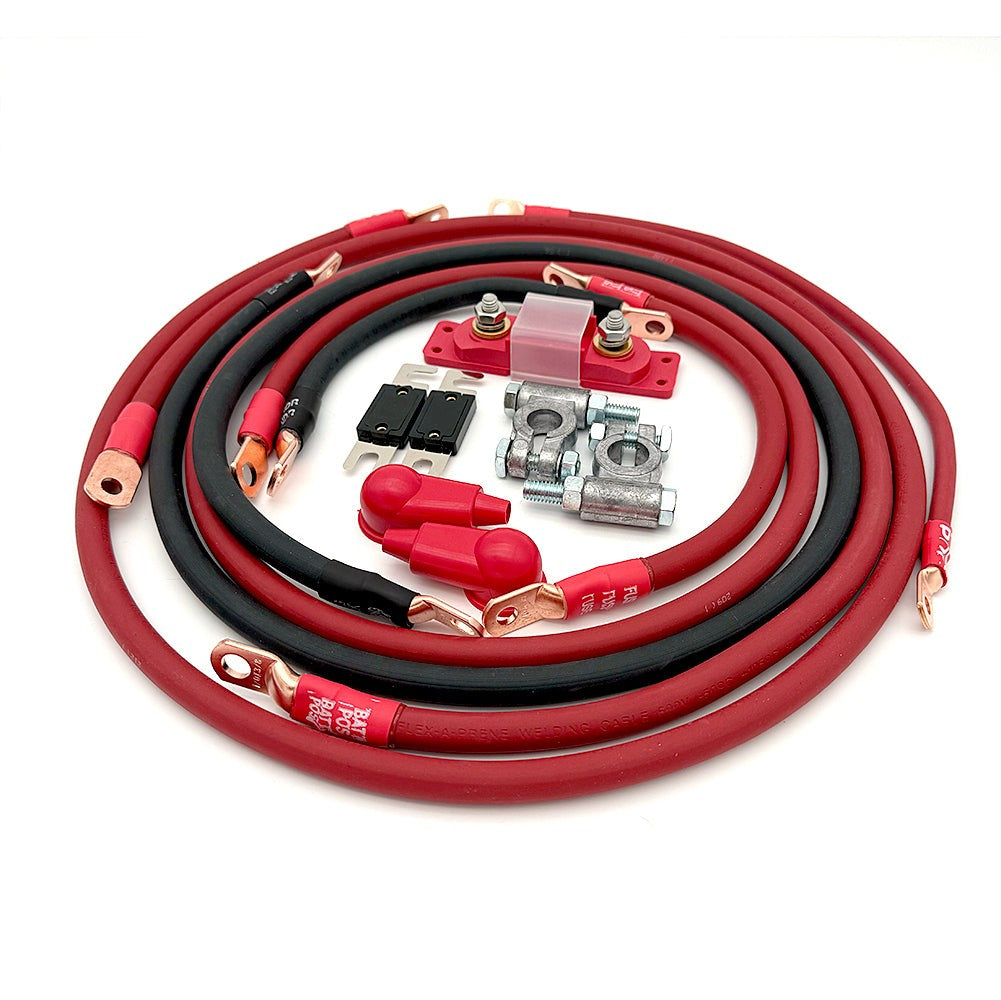 2001-2007 Toyota Sequoia Battery Cable Kit Gen 1 4.7 Liter 2 Gauge Battery Cable Big7Kits-14