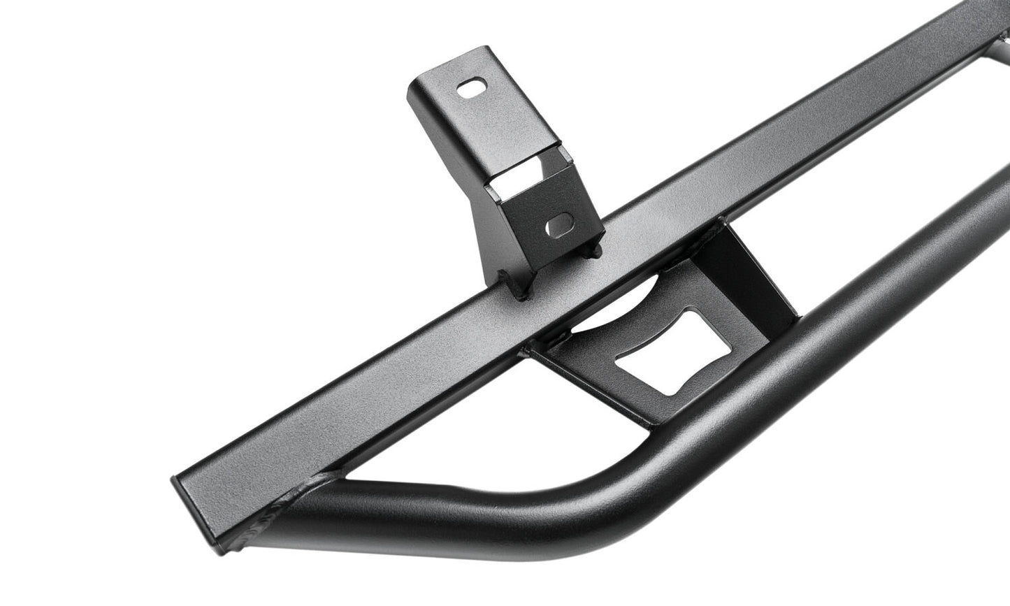 TrailSlider Step System Full Length (2 Steps per Side) 2021-2025 Ford Bronco 4-Dr Textured Black NFab-1