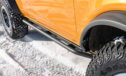 TrailSlider Step System Full Length (2 Steps per Side) 2021-2025 Ford Bronco 4-Dr Textured Black NFab-5