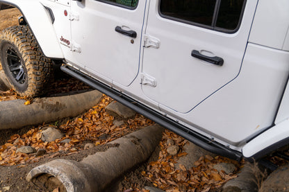 TrailSlider Step System Cab Length (2 Steps per Side) 2020-2025 Jeep Gladiator Textured Black NFab-7