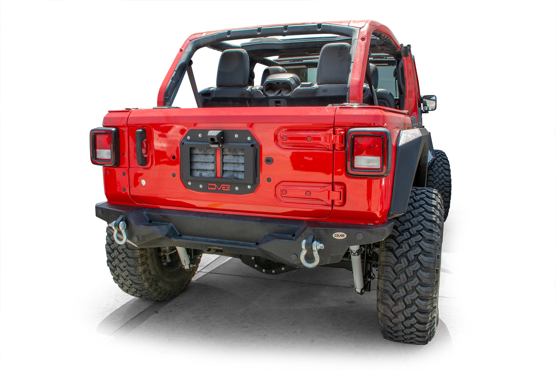 2018 2024 Jeep Wrangler JL JLU Jeep Jl Spare Tire Delete Kit W/ Camera Housing DV8 Offroad-3