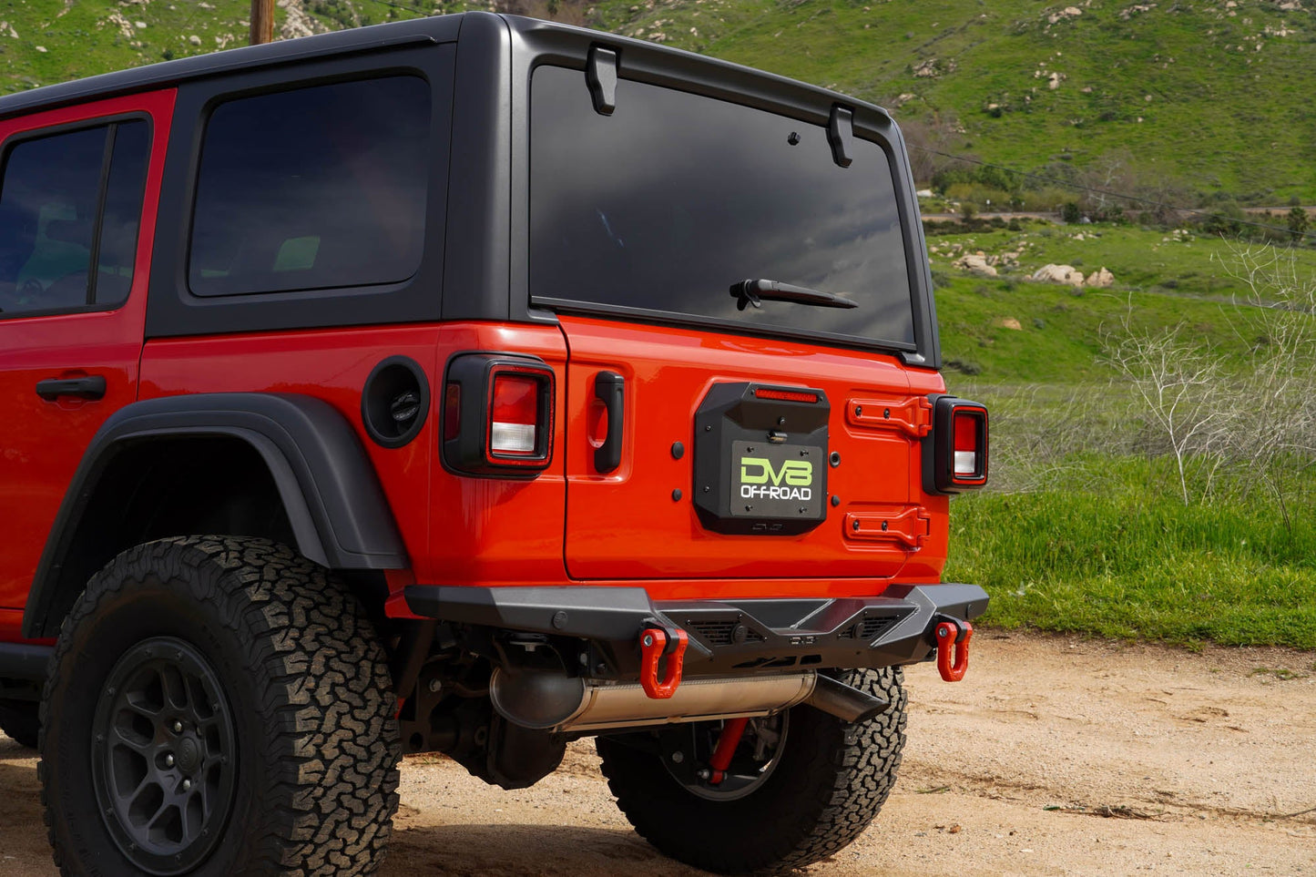 2018 2025 Jeep Wrangler JL JLU Spare Tire Delete DV8 Offroad-4