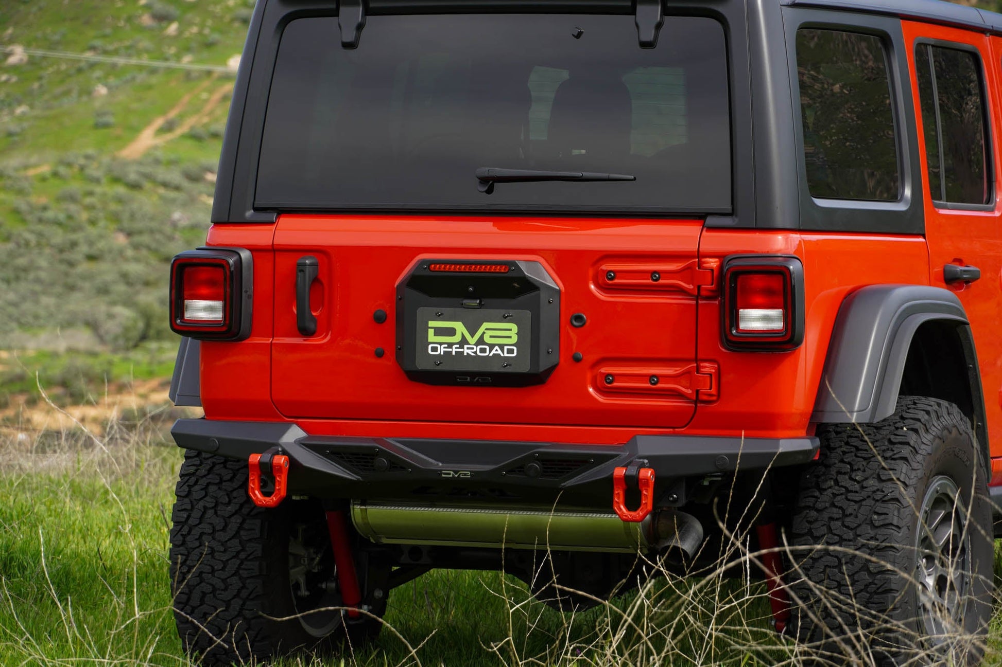 2018 2025 Jeep Wrangler JL JLU Spare Tire Delete DV8 Offroad-7