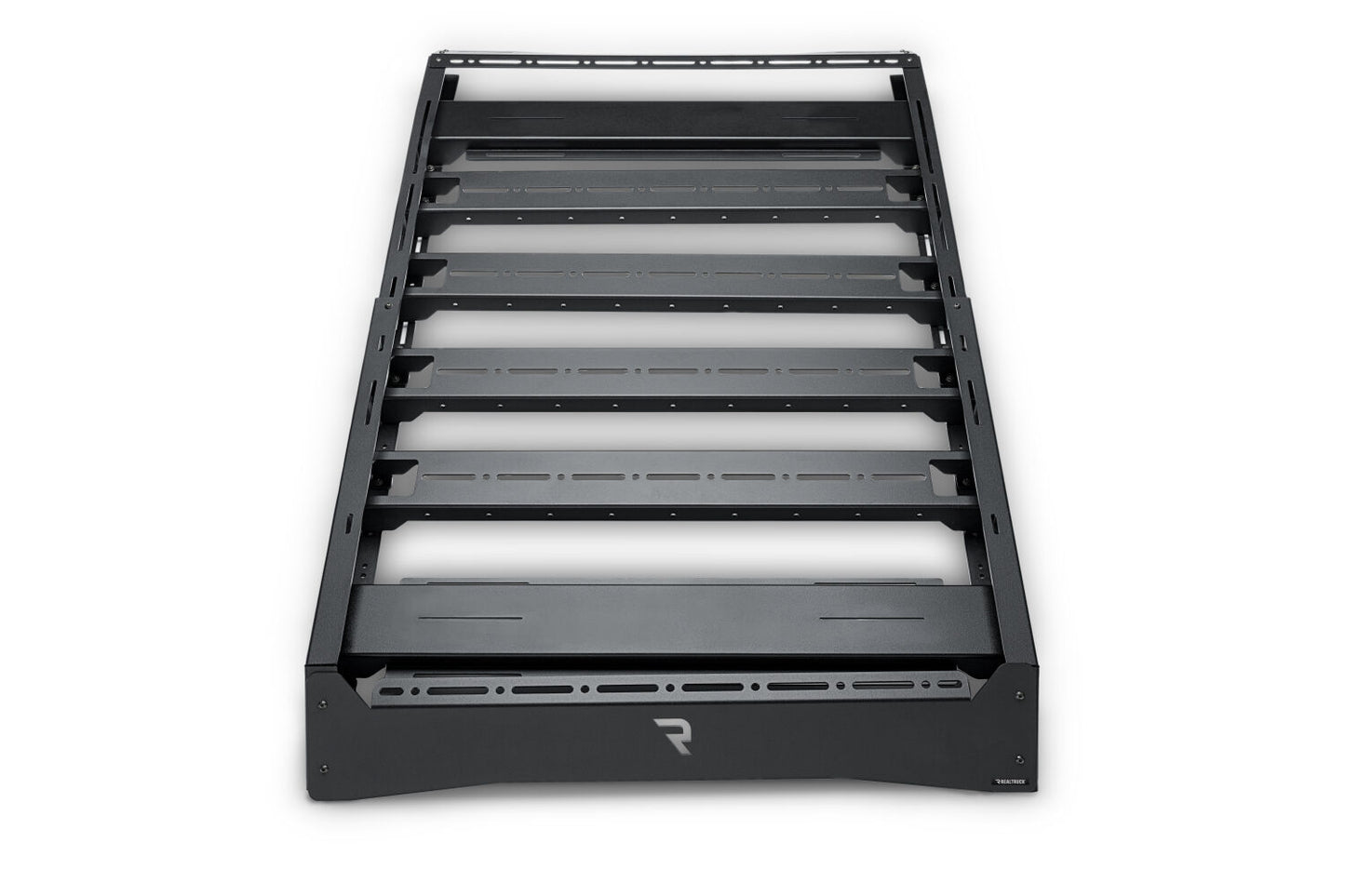 The N-FAB Universal Roof Rack Small 34.25 in Wide adds essential overhead cargo capacity and fits OEM and aftermarket crossbars on most cars, CUVs, and SUVs NFab-2