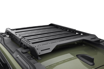 The N-FAB Universal Roof Rack Small 34.25 in Wide adds essential overhead cargo capacity and fits OEM and aftermarket crossbars on most cars, CUVs, and SUVs NFab-10