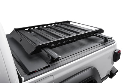 The N-FAB Universal Roof Rack Large 38.25 in Wide adds essential overhead cargo capacity and fits OEM and aftermarket crossbars on most cars, CUVs, and SUVs NFab-4