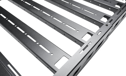 The N-FAB Universal Roof Rack Large 38.25 in Wide adds essential overhead cargo capacity and fits OEM and aftermarket crossbars on most cars, CUVs, and SUVs NFab-8