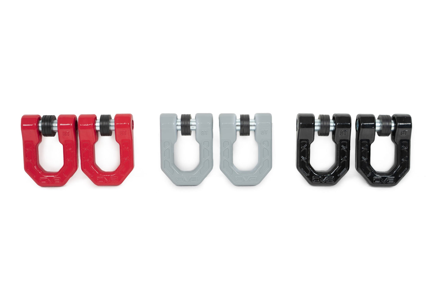 Black Elite Series D Rings (Pair) DV8 Offroad