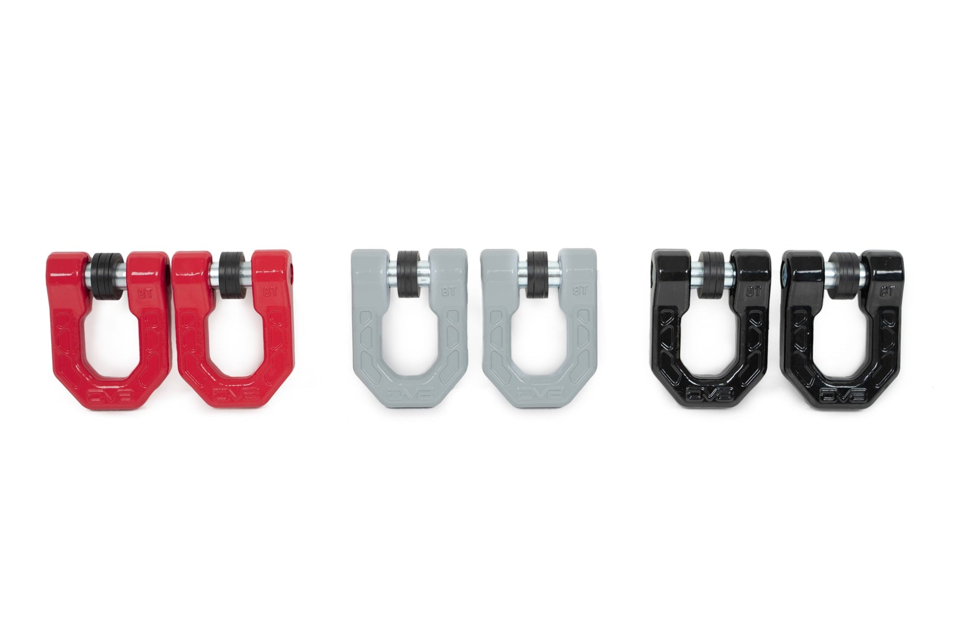 Black Elite Series D Rings (Pair) DV8 Offroad
