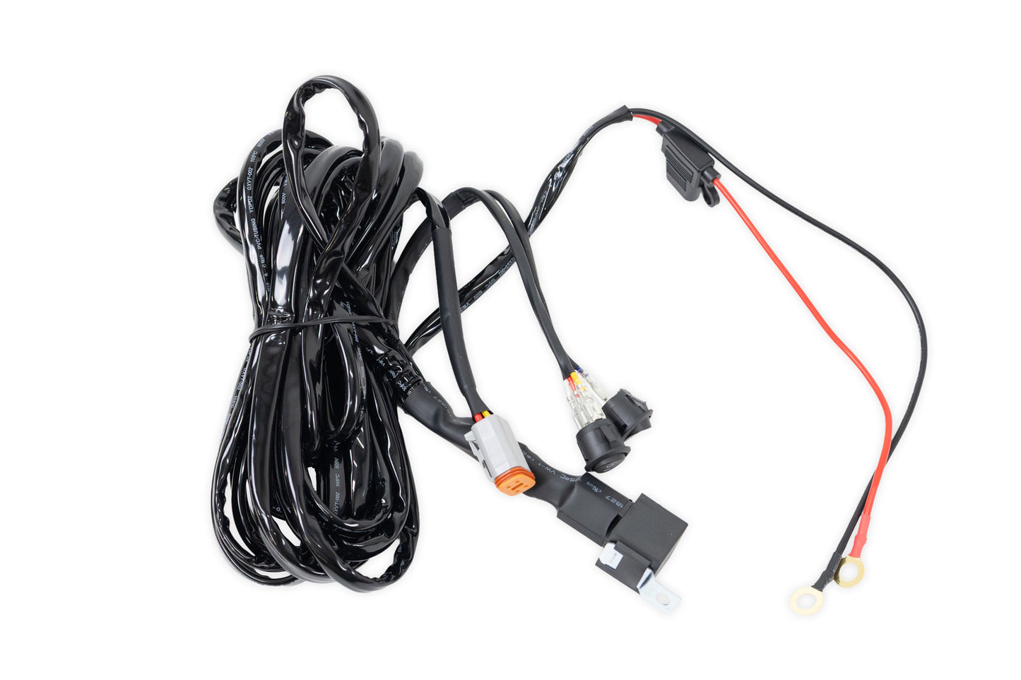 40 AMP DT 4 Inch Pin Halo Light Harness DV8 Offroad-11
