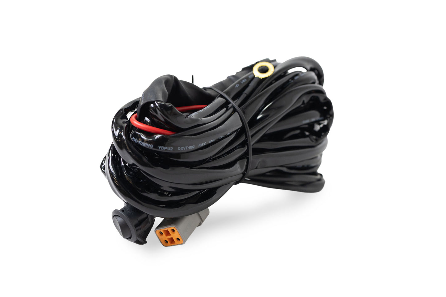40 AMP DTP 4 Inch Pin Halo Light Harness DV8 Offroad-11