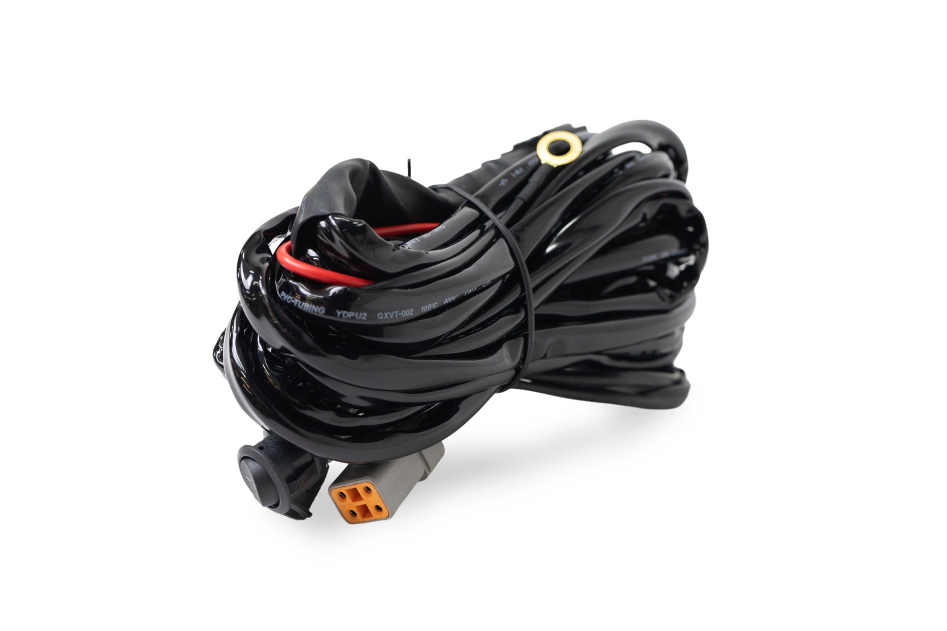 40 AMP DTP 4 Inch Pin Halo Light Harness DV8 Offroad-11