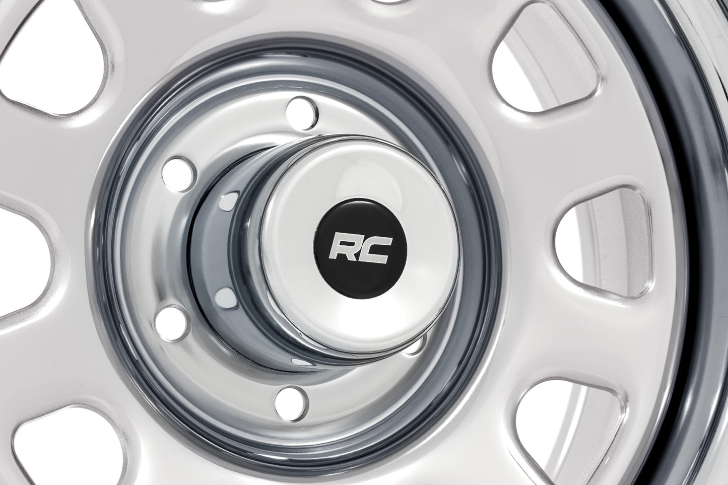 Chrome Center Cap Closed 3.30 Bore Rough Country-2