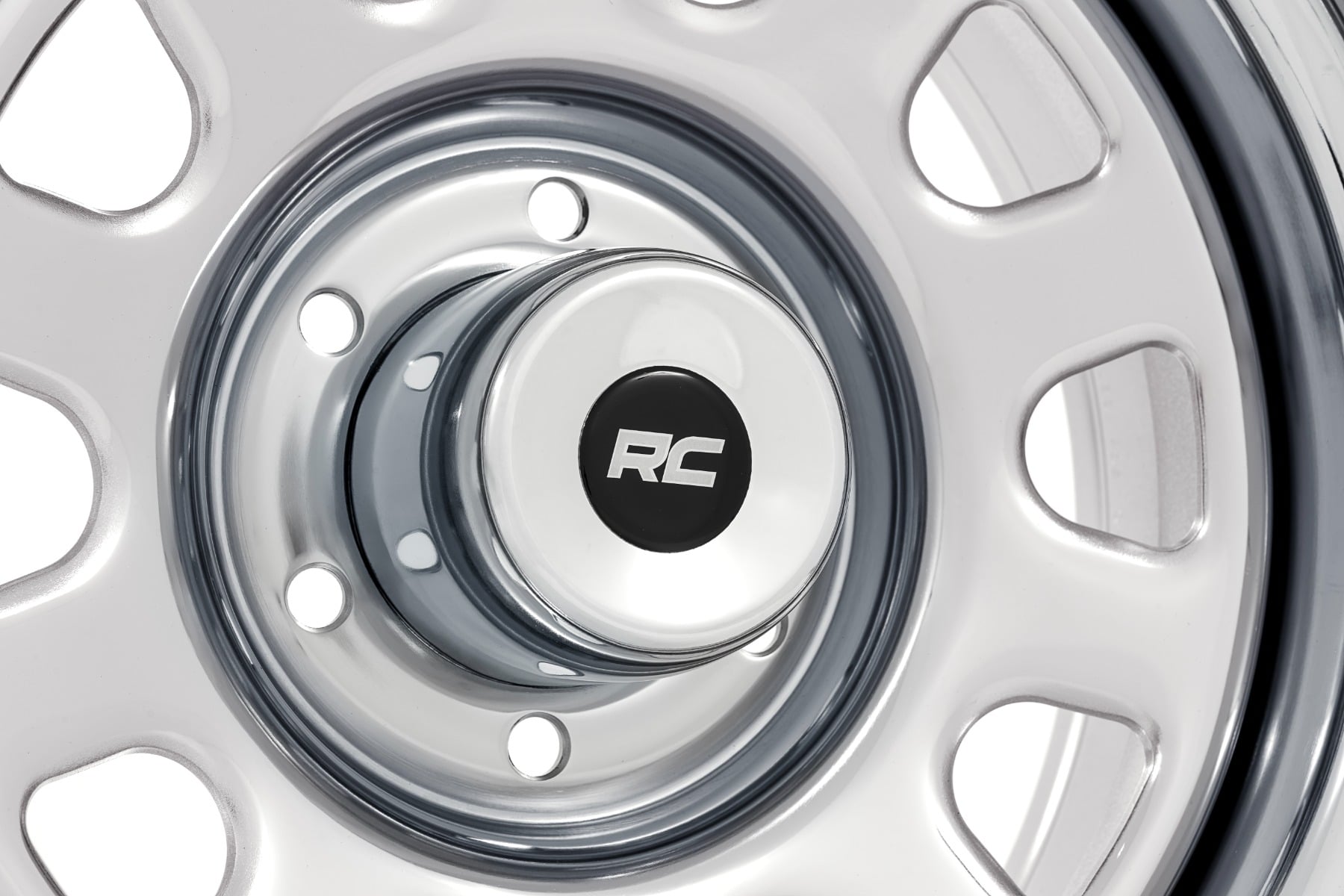 Chrome Center Cap Closed 4.25 Bore Rough Country-2