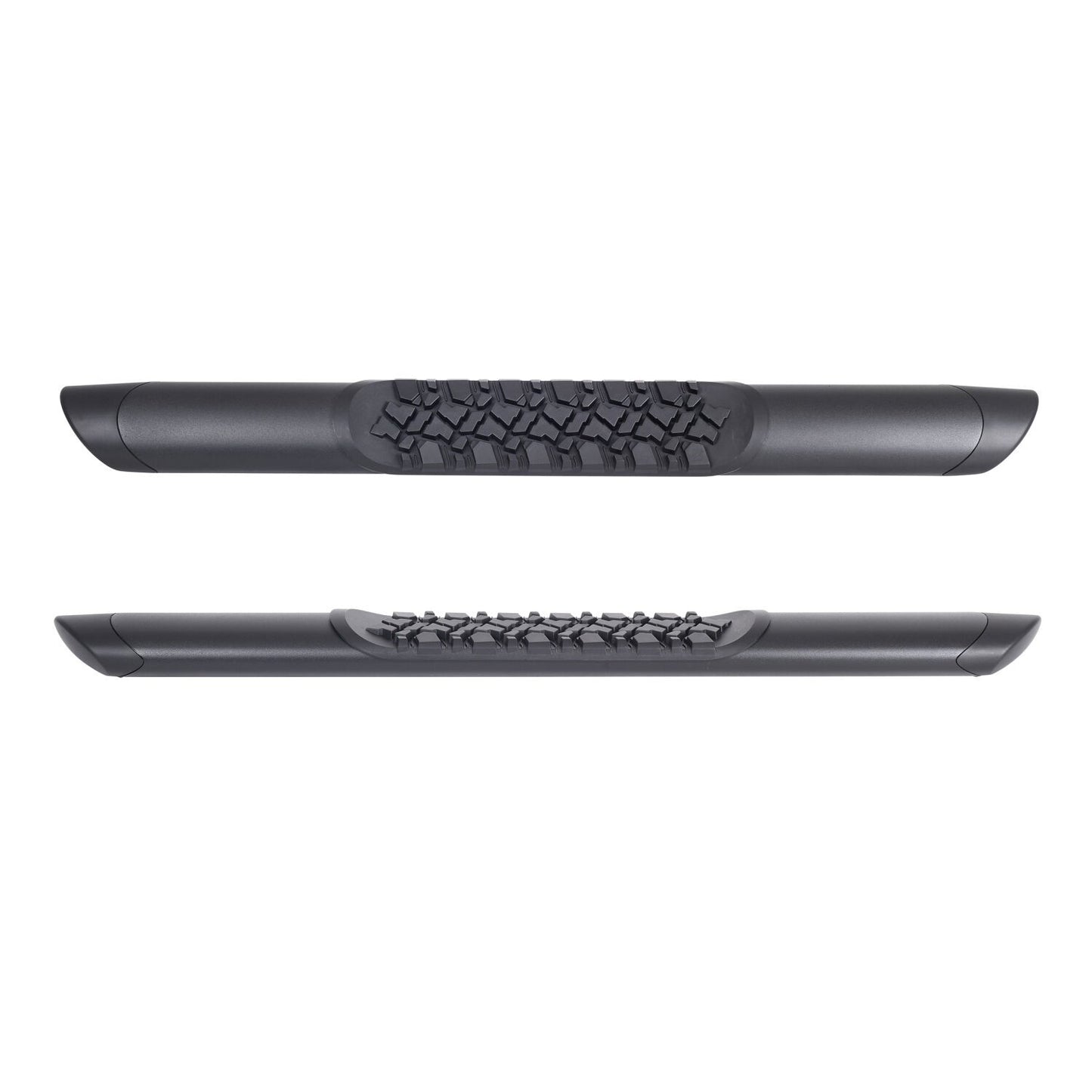 V3 Series Aluminum 5 Inch Elipse Side Steps Boards Only Textured Black For 2007-2018 Jeep Wrangler JK 2 Door Go Rhino-5