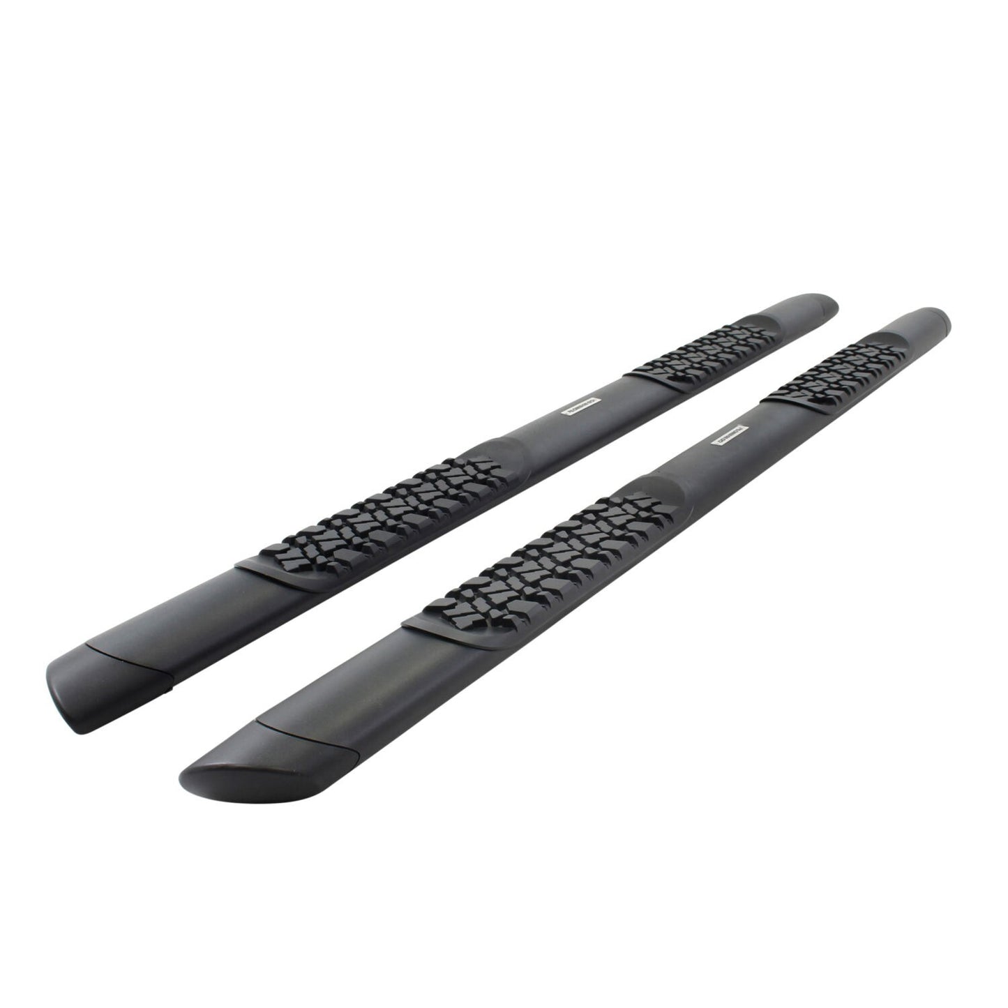 V3 Series Aluminum 5 Inch Elipse Side Steps Boards Only Textured Black 1999-2026 Ford F-250/F-350 2004-2025 Ford F-150 2005-2026 Nissan Frontier 2007-2026 Toyota Tundra 2009-2010 Dodge Ram 1500 Go Rhino-1